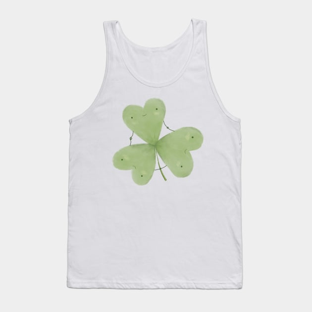 Three Leaf Clover Tank Top by Sophie Corrigan